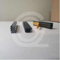 Tochtband sponsrubber | Kroonband hol | 6 x 10 mm | per meter